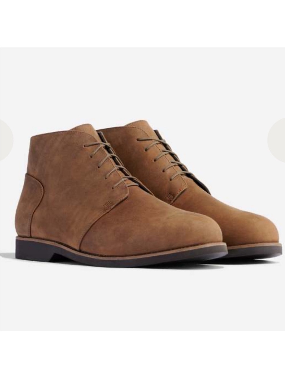 Nisolo Day Tripper Leather Chukka Boots Tobacco Size 11.5 NEW